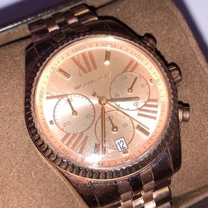 Rose Gold Women’s Chronograph Watch Michael Kors